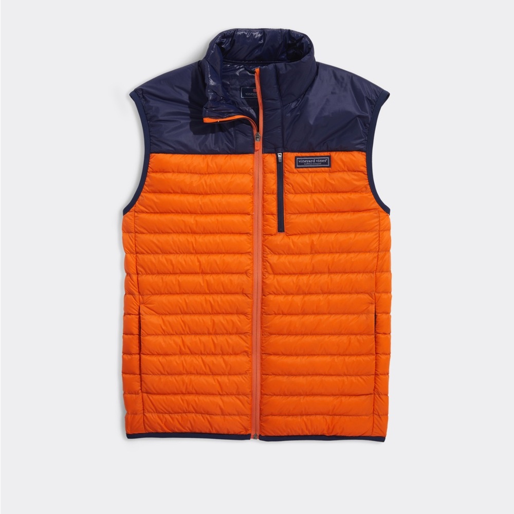 <3 Vineyard Vines Lightweight Packable Puffer Vest M Size
